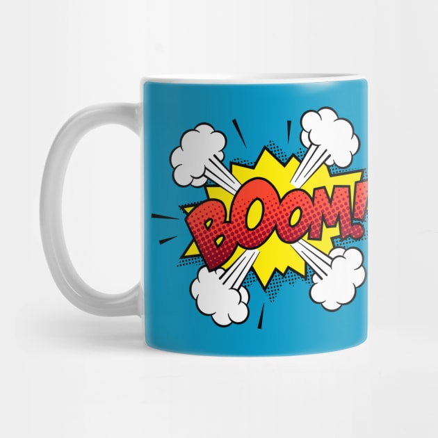 Boom Comic Book Text by JunkyDotCom